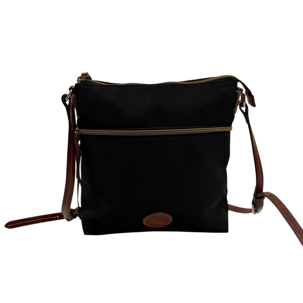 Dooney & Bourke Black Nylon Crossbody Bag Purse